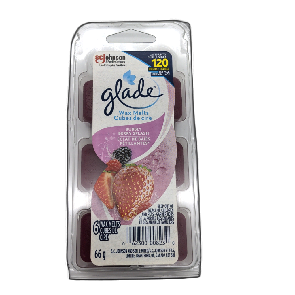 Glade Wax Melts Bubbly Berry Splash 6 pack