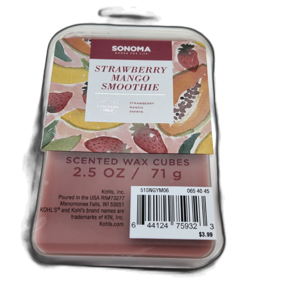 Sonoma Strawberry Mango Smoothie 2.5oz Wax Melts
