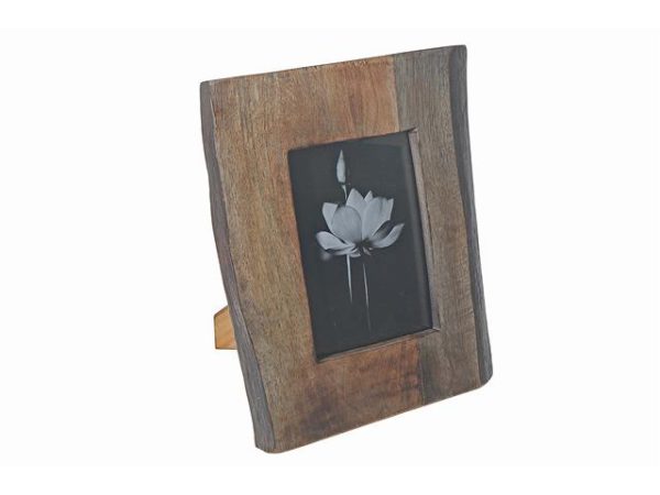 5x7" Mango Wood Photo Frame - Rustic Decor - Brantford Surplus