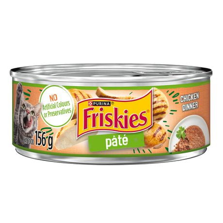 Friskies Chicken Pate Wet Cat Food 156g Can