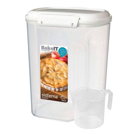 BakeIt 2.4L Clear Storage Container w/Locking Lid