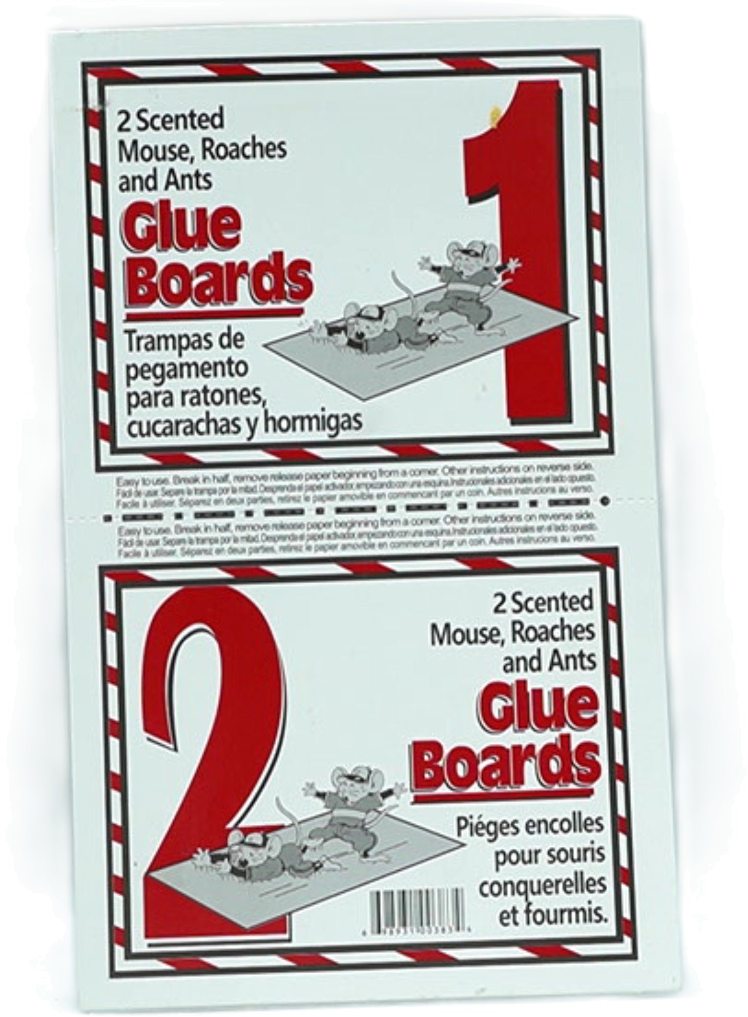 Scented Glue Trap for Mice, Roaches & Ants 2pk