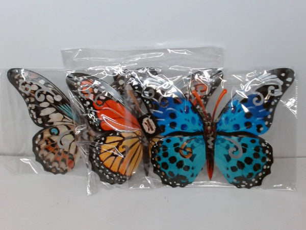 Garden Décor Hanging Iron Butterfly Assorted