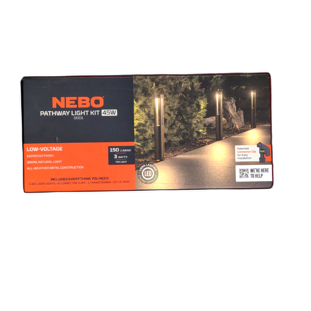 Nebo Low Voltage Pathway Light Kit 45W 6-Pack