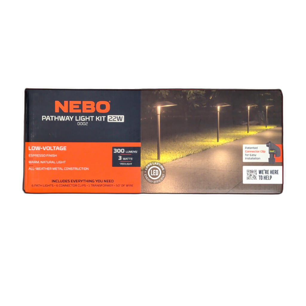 Nebo Low Voltage Pathway Light Kit 22W 6-Pack