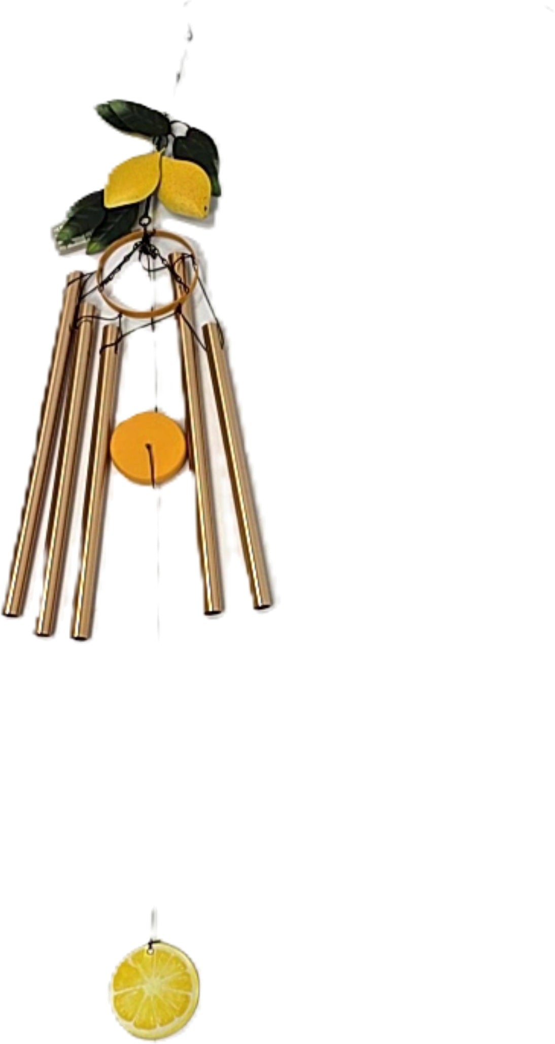 Place & Time Lemons Wind Chime Outdoor Decor