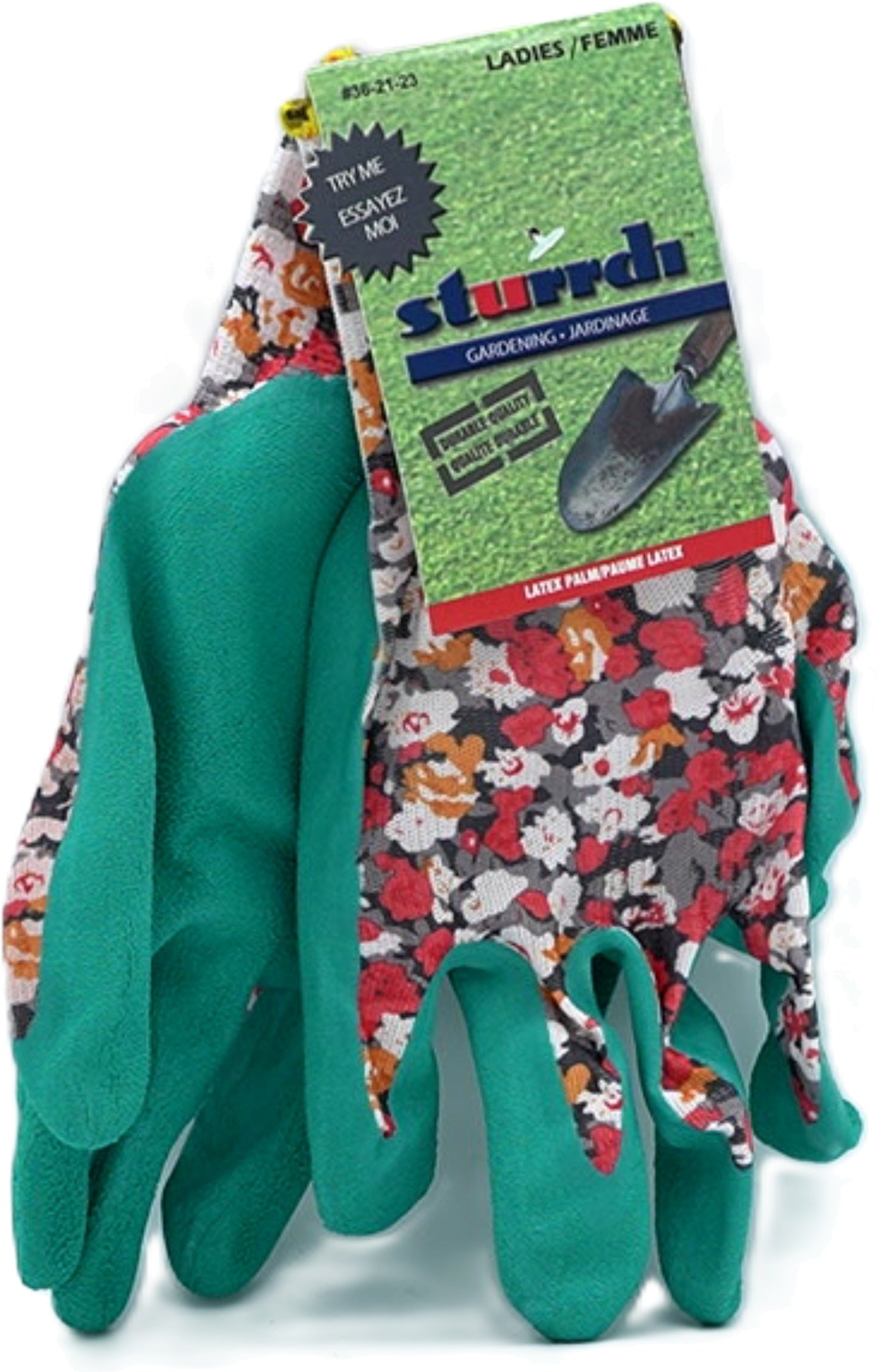 Sturrdi Floral Latex Palm Ladies Gardening Gloves