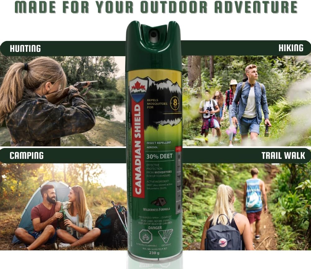 Canadian Shield Insect Repellent 30% DEET Aerosol 230g