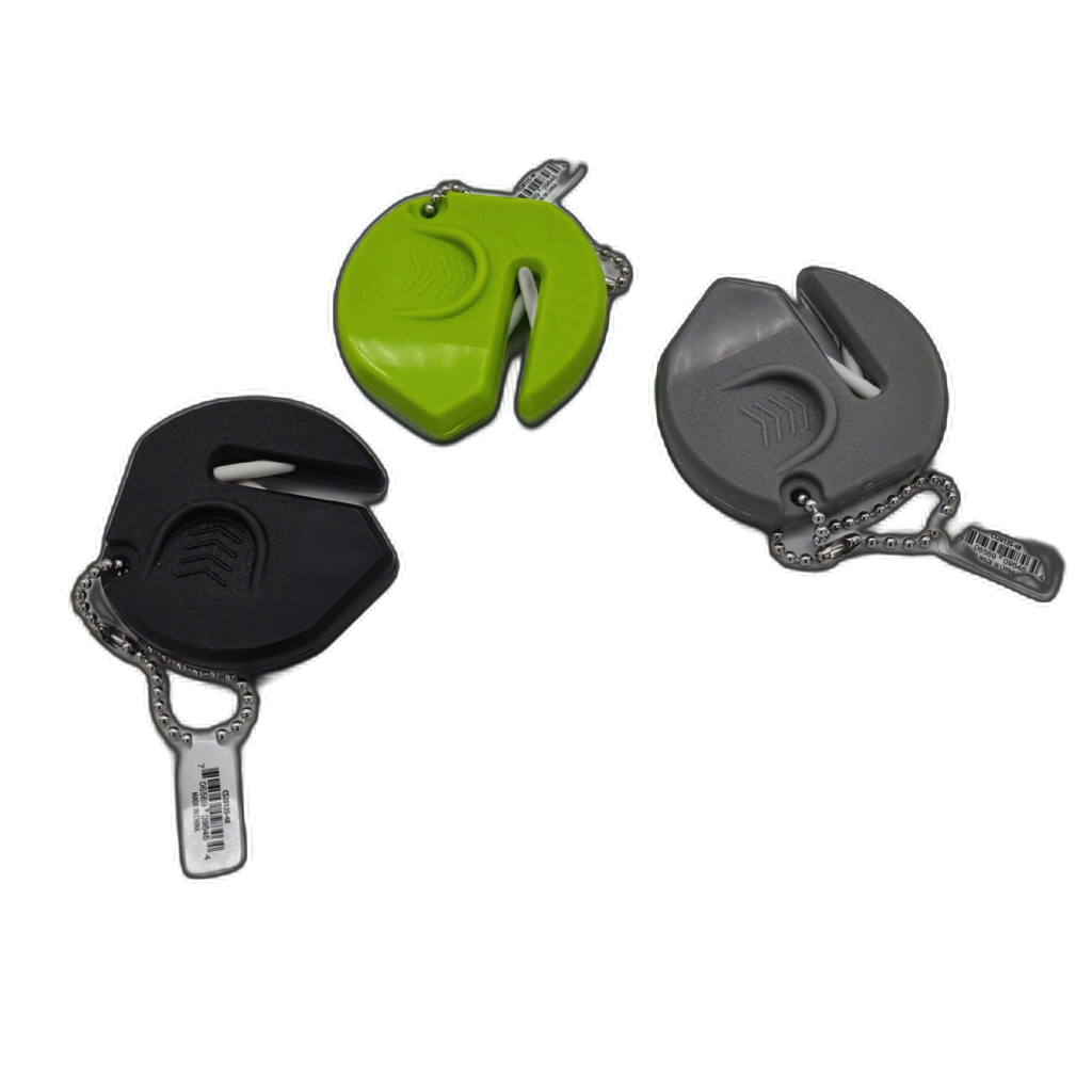 Mini Ceramic Knife Sharpener with Keychain