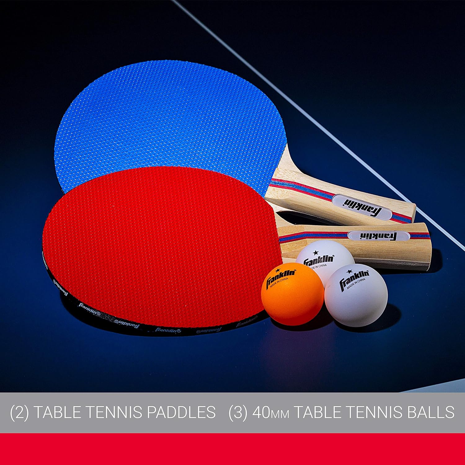 Franklin Sports Table Tennis Set — detail