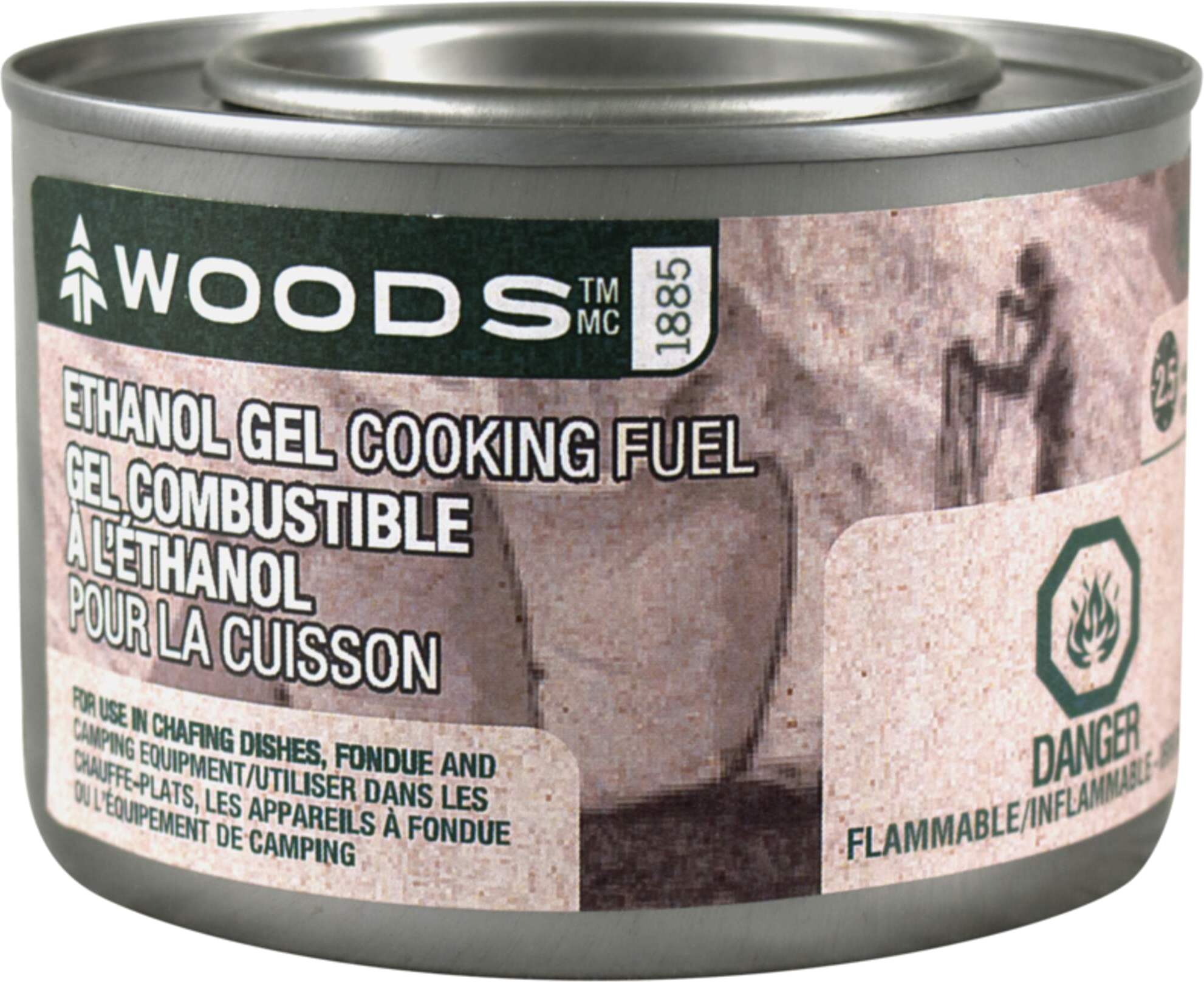 Woods Ethanol Gel Cooking Fuel 198g 2.5 Hours