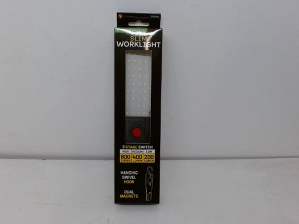 Slim Worklight 10" Rechargeable w/Hook & Magnets 3 Stage