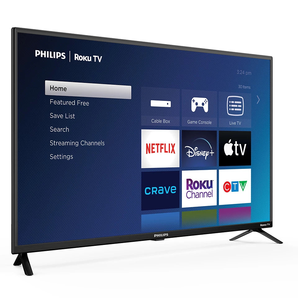 40" Philips roku smart tv (refurbished)