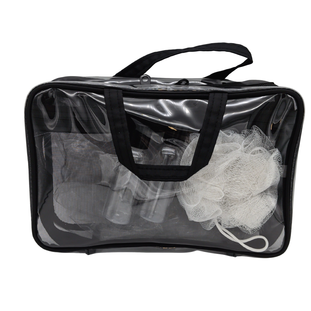Ryshi Clear Black Weekender Bag with Fittings