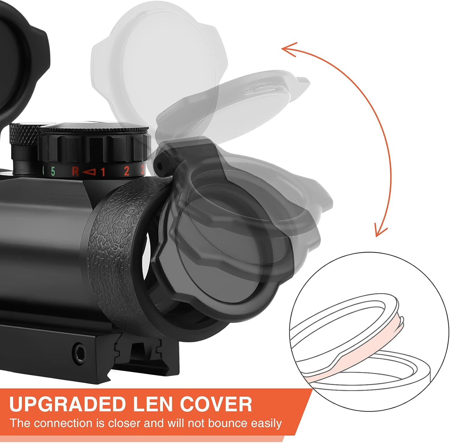EZshoot Red Green Dot Sight Tactical Scope