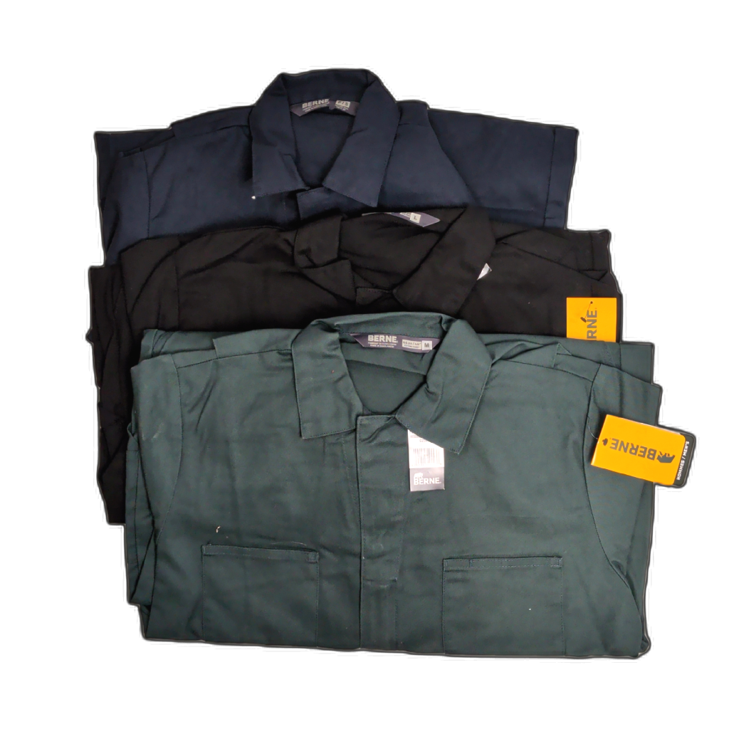 Berne Unlined Coveralls Large — detail