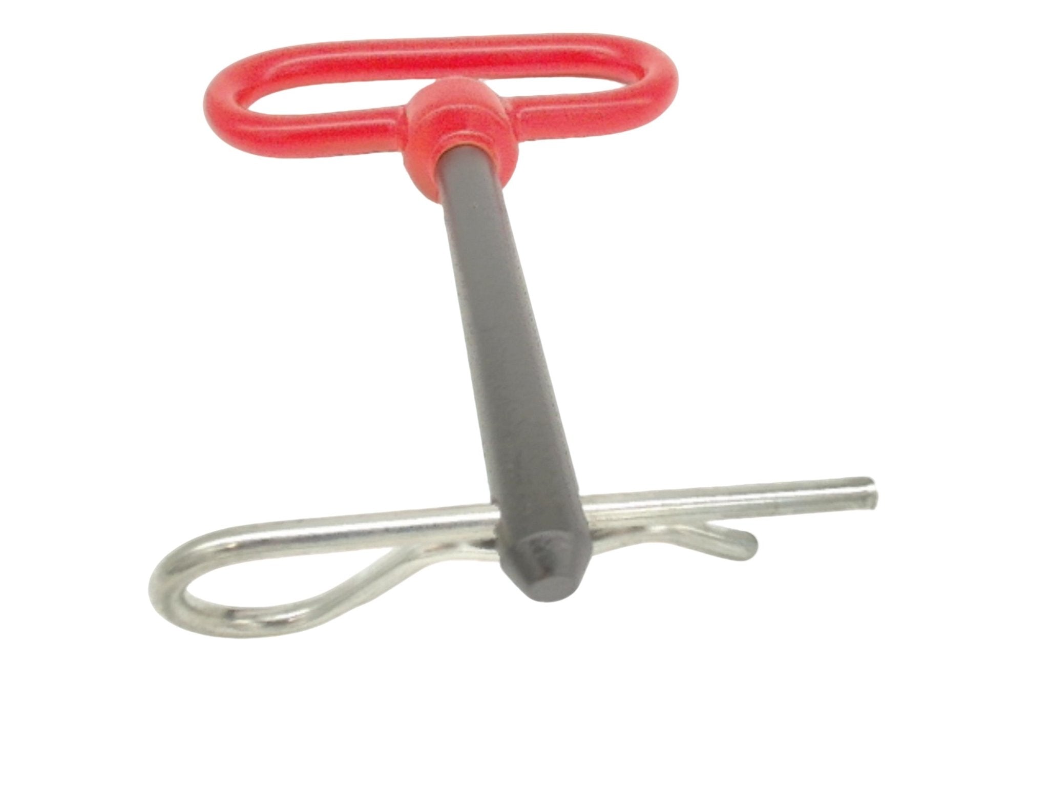 7/8" Hitch Pin with Red Vinyl Handle – Heavy Duty - Brantford Surplus