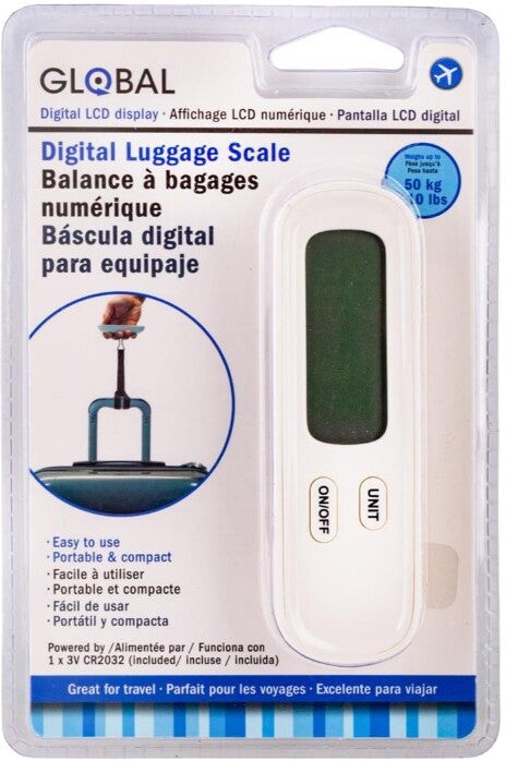 Digital Luggage Scale for Travel - Global Portable Weight