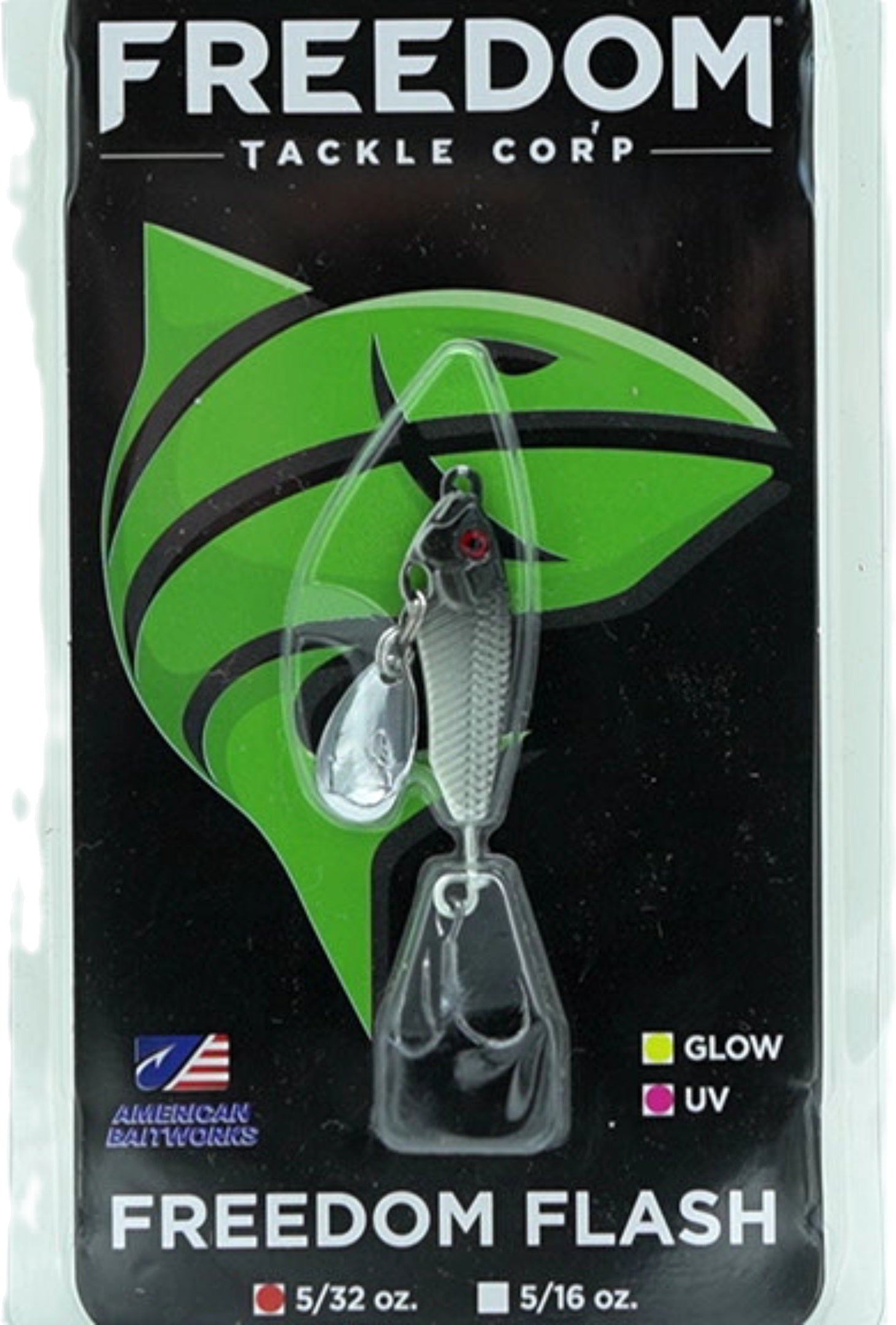 Freedom Flash Fishing Lure Silver Shad 5/32oz