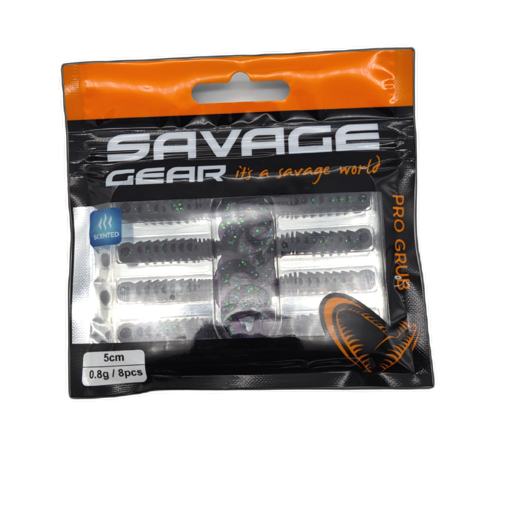 Savage Gear Pro Grub 5cm 8pk Junebug