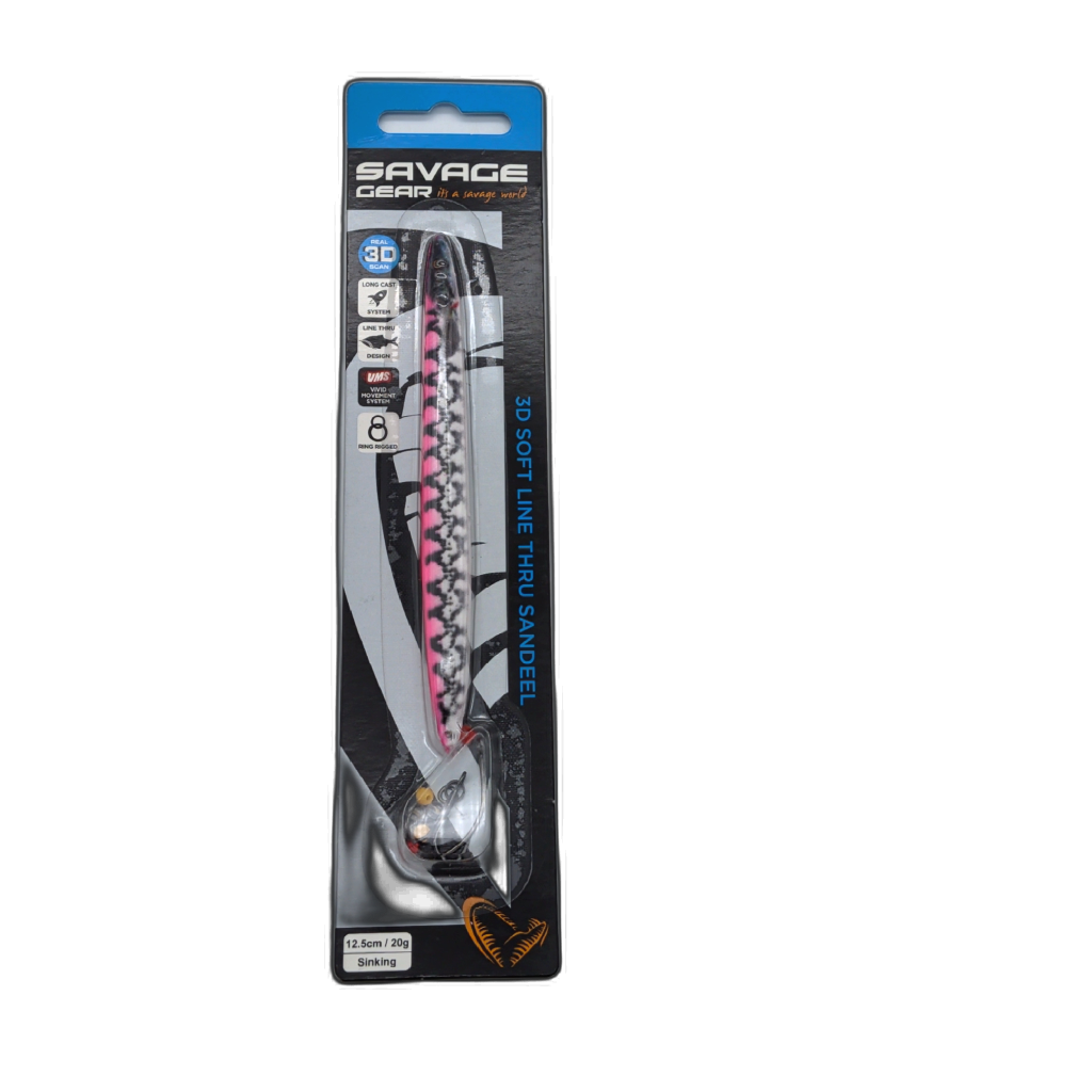 Savage Gear 3D Line Thru Sandeel 12.5cm Pink Pout