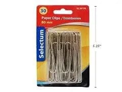 80MM JUMBO PAPER CLIPS - Brantford Surplus