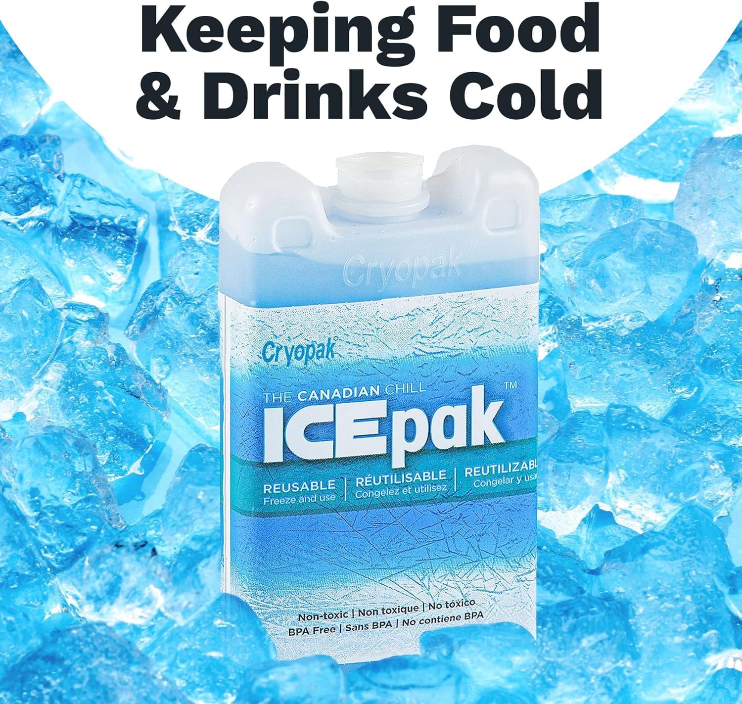 Cryopak Extra Large 8"x10.5" Reusable Ice Pack