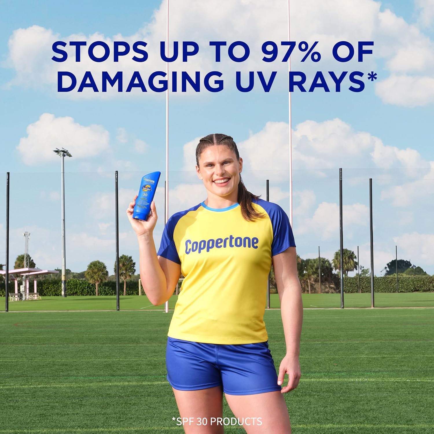 Coppertone Sport Sunscreen Lotion SPF 30 4-in-1 Performance