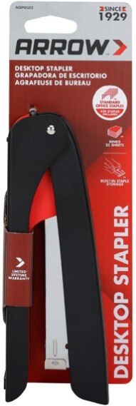 Desktop Stapler with Built-in Staple Storage - Arrow