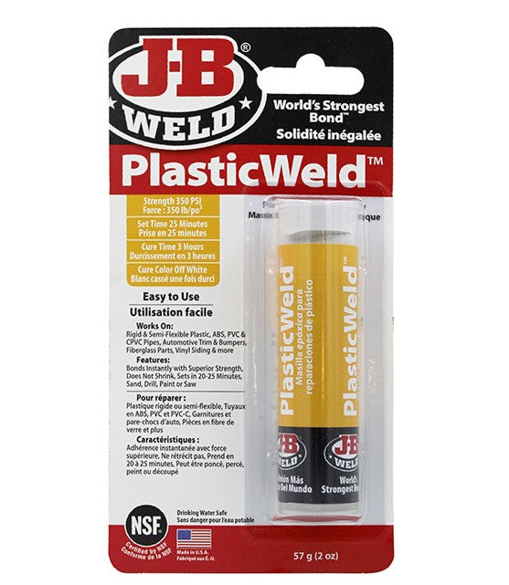 J-B Weld PlasticWeld Epoxy Putty 2oz tube