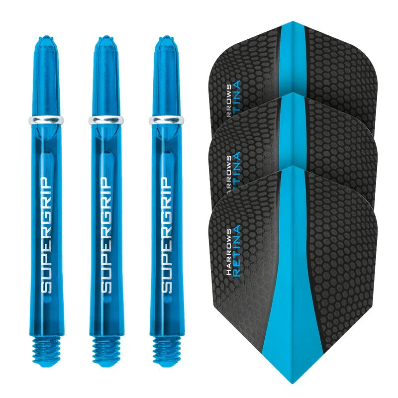 Flights & Shafts H. Aqua/Black
