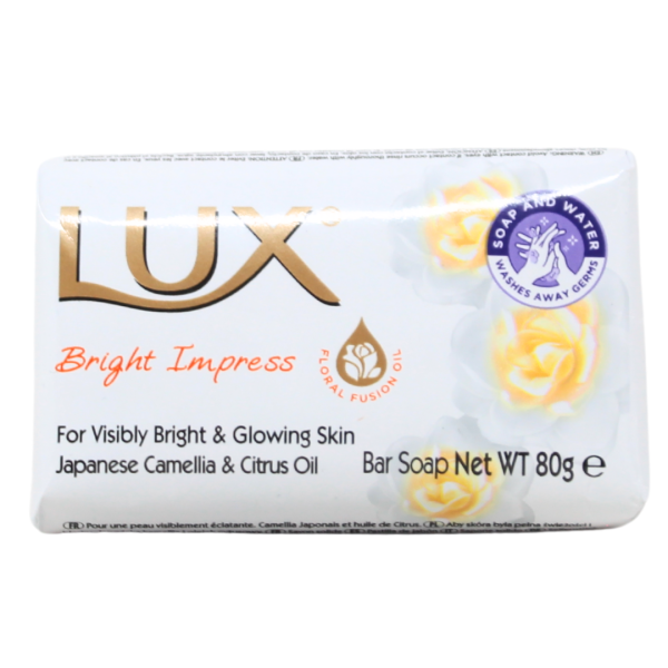 Lux Bright Impress Bar Soap 80g
