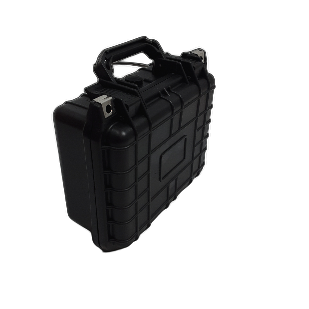 Small Black Airtight Storage Case — detail