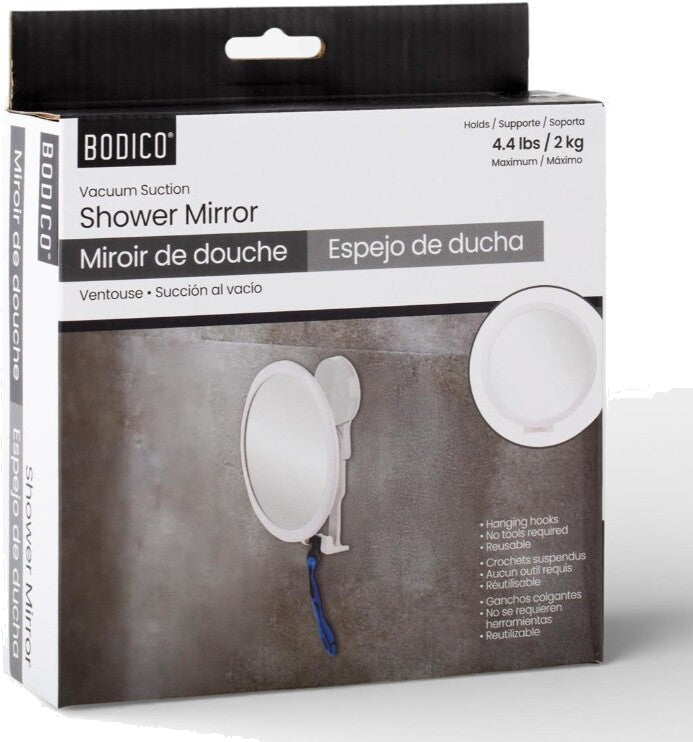 Shower Mirror with Suction Cup - Fogless Bathroom Mirror