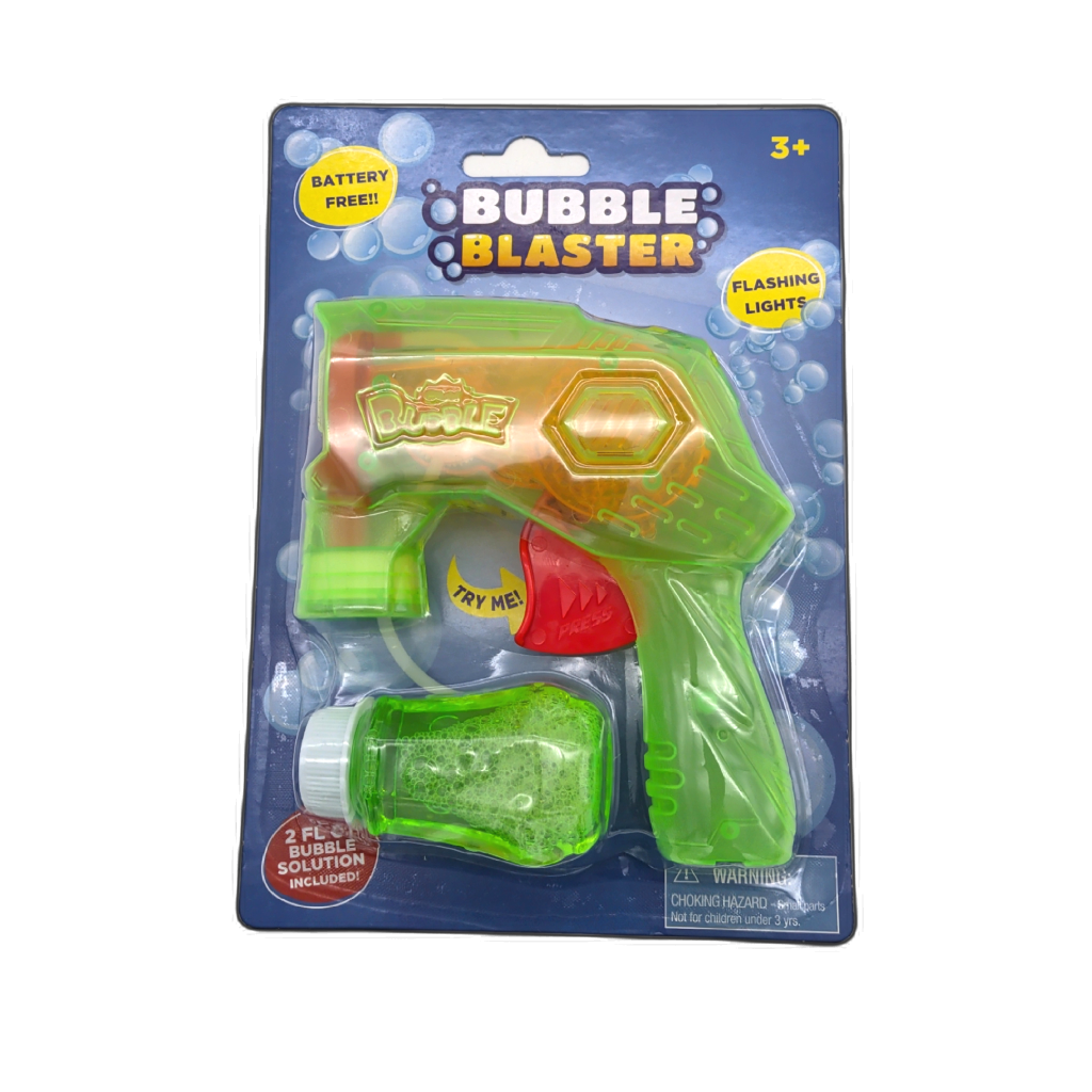 LED Bubble Blaster with Bubble Solution