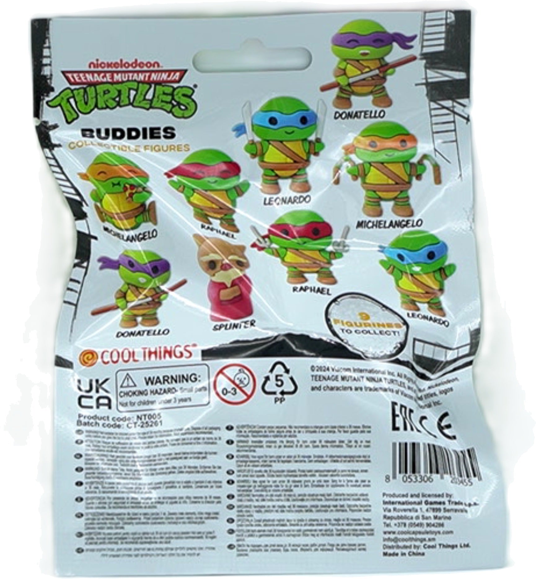 TMNT Teenage Mutant Ninja Turtles Blind Bag Collectible Figures