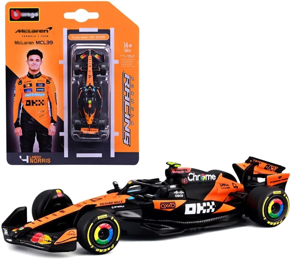 McLaren F1 Oscar Piastri 1:64 Diecast Car Burago