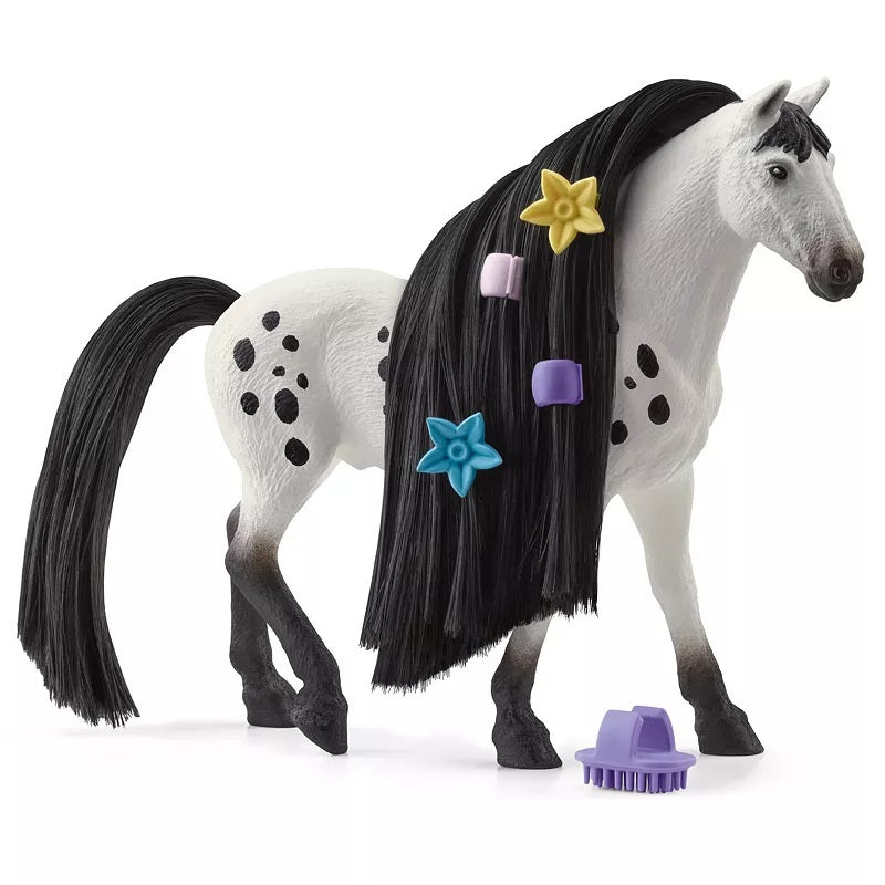 Schleich Horse Club White Stallion Toy with Mane