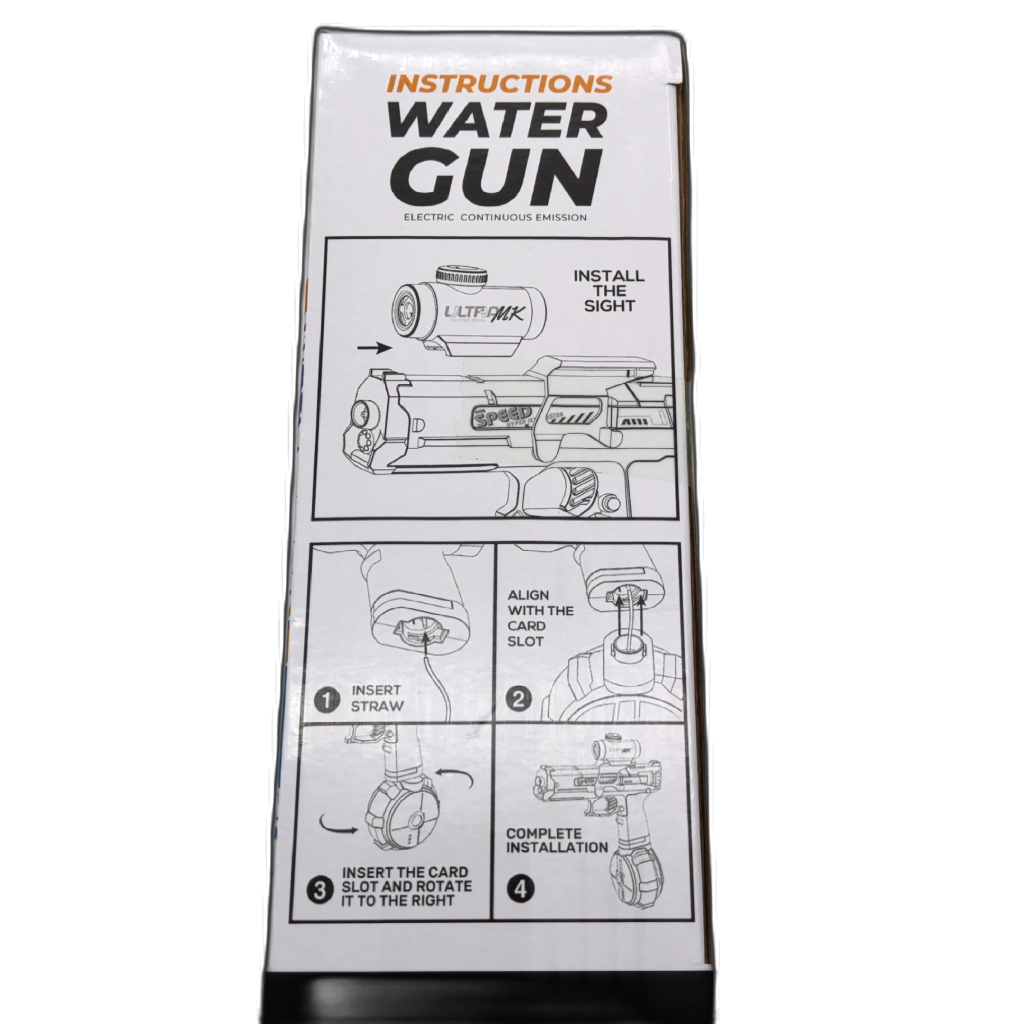 Electric Water Gun Pistol Trendy Toys Breathe Fire B-1 — detail