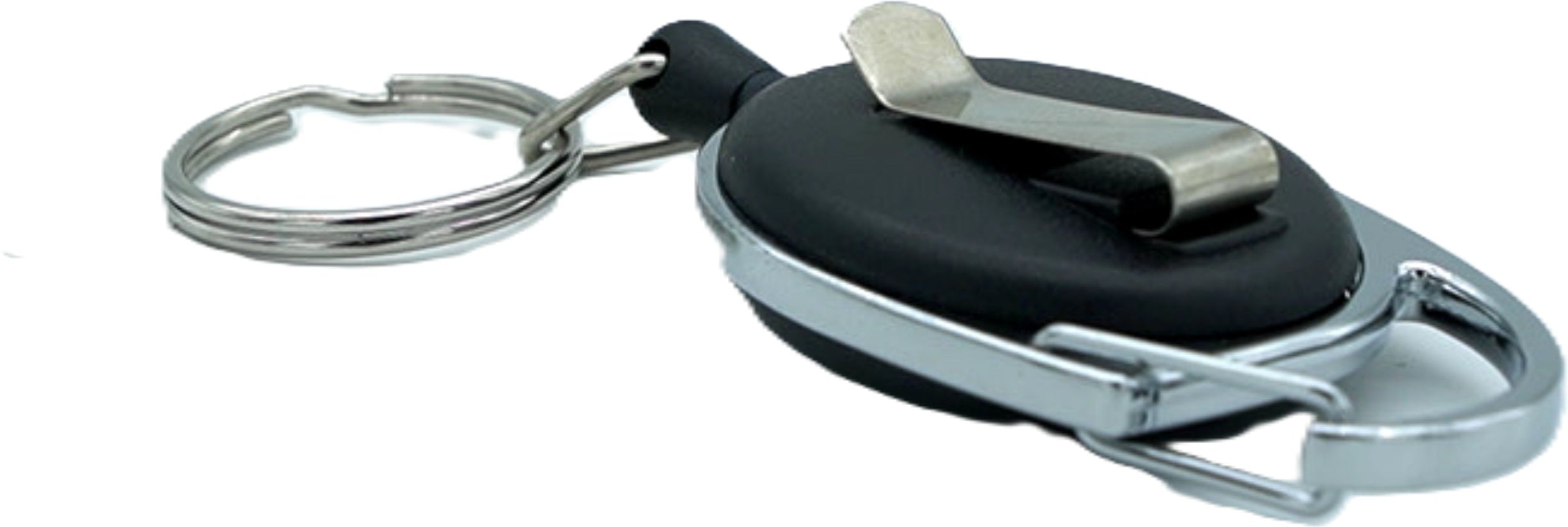 Retractable Key Ring Belt Clip Carabiner 24"