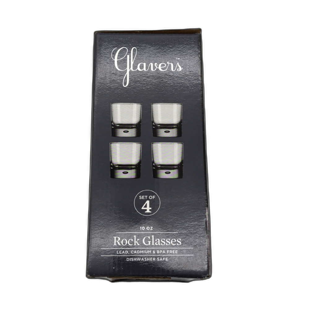 Glavers 10oz Rock Glasses Set of 4 — detail