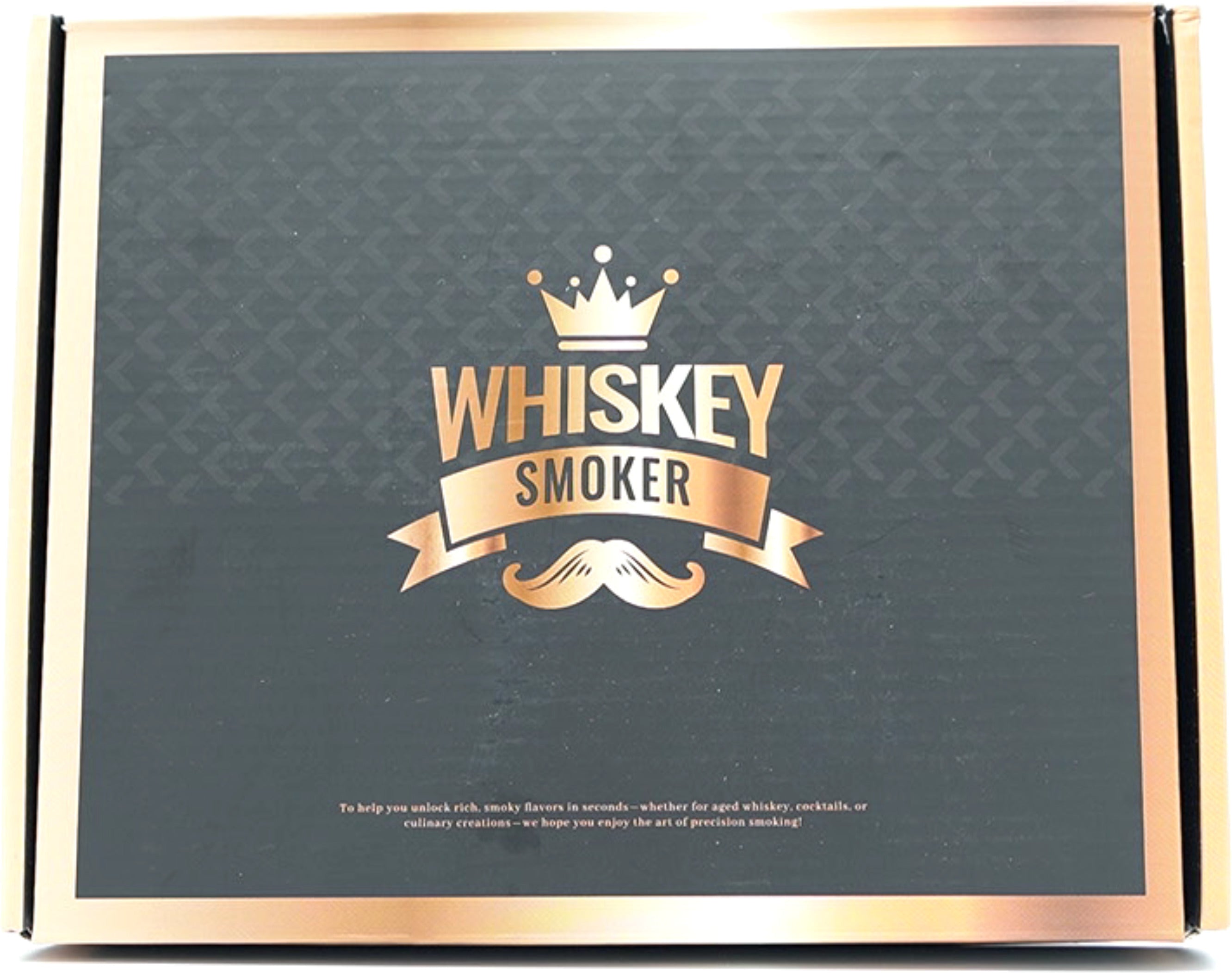 Electric Whiskey Smoker Set with Ice Molds & Glasses