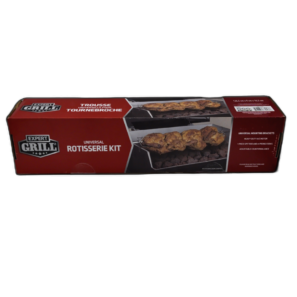 Expert Grill universal rotisserie kit for most barbecues