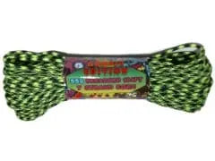 Rope Zombie Neon Green/Black 100' 550 Paracord KWDC