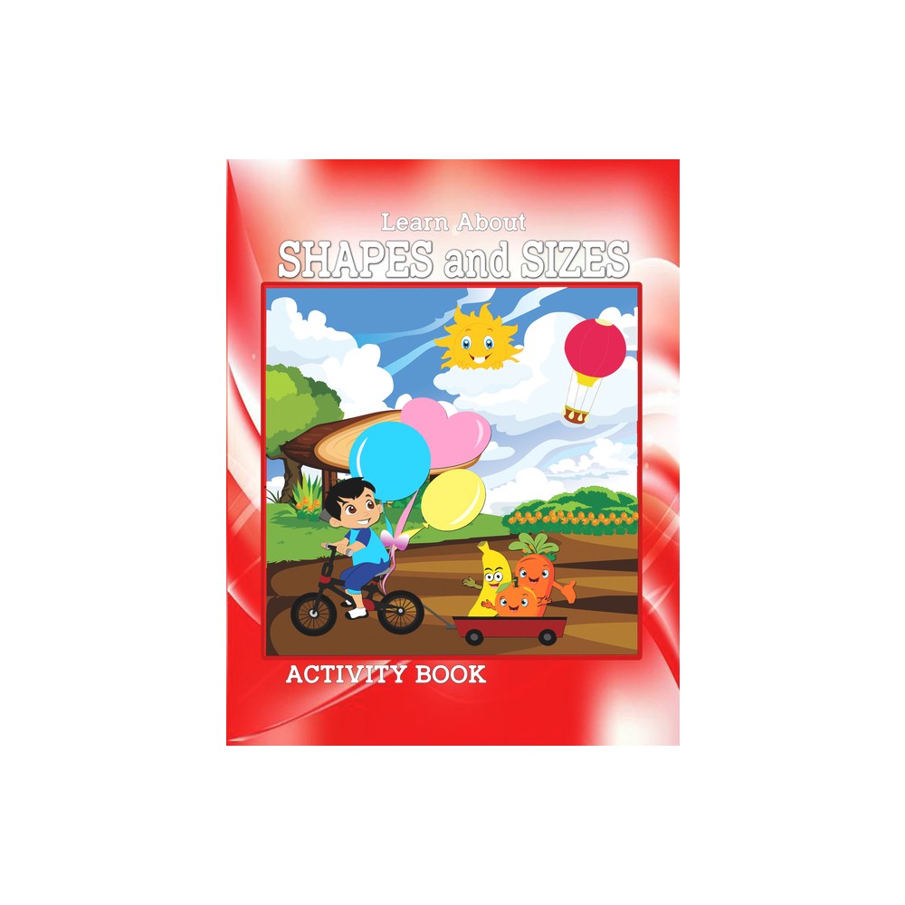 Learn About Shapes and Sizes preschool activity workbook