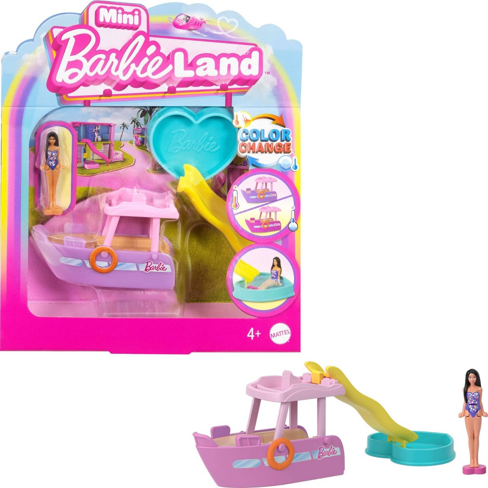 Barbie Mini Doll & Dreamboat Playset