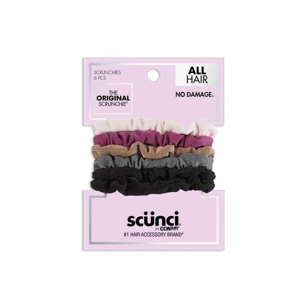 Scunci Mini Comfy Twisters Scrunchies 6 Pack — packaging