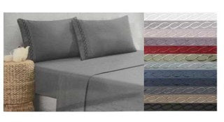 9800 king 4-piece microfibre sheet set