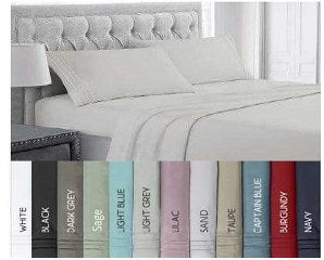 9900 twin 4-piece microfibre sheet set