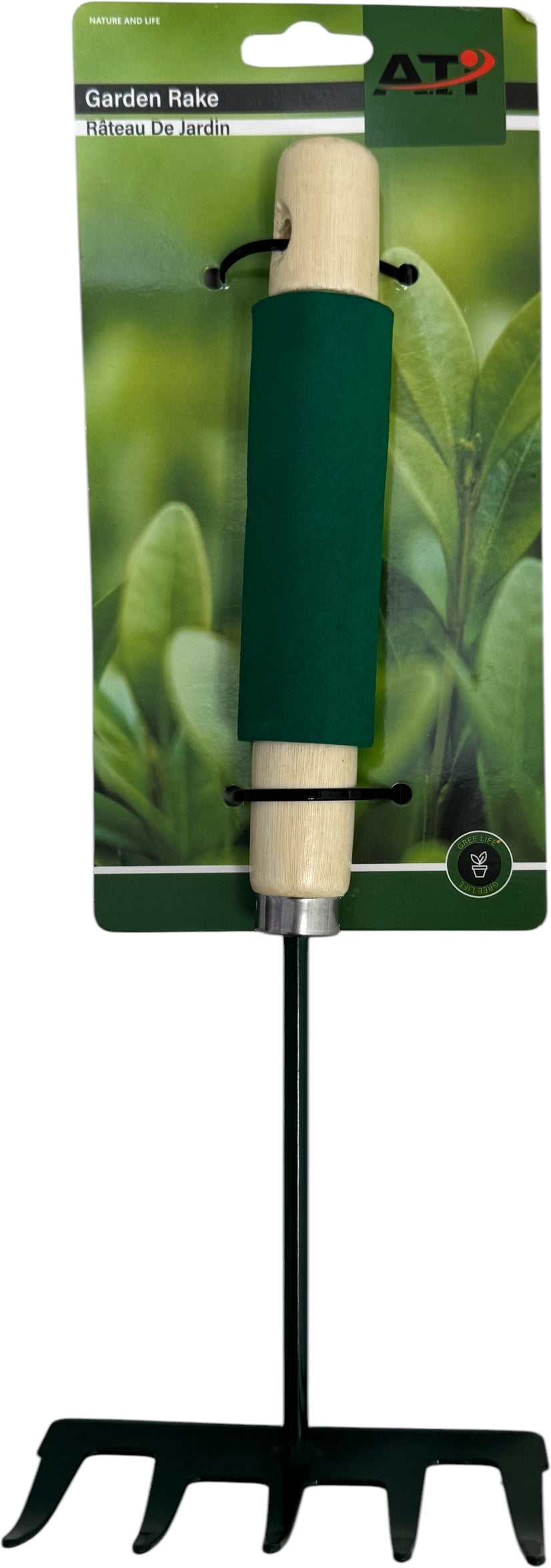 Garden Hand Rake 30cm Wide Head Cultivator
